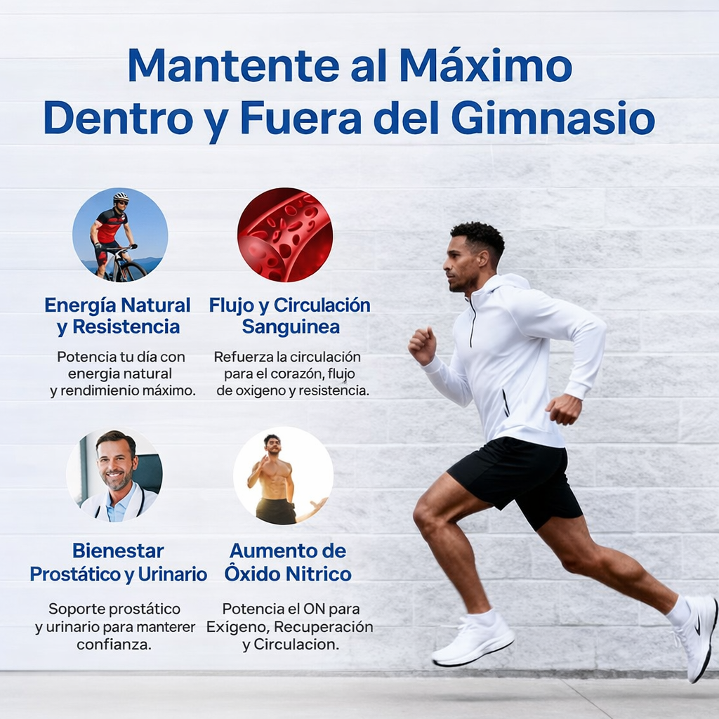 Selerb NAD+ para Hombre – Potencia y Rendimiento Masculino