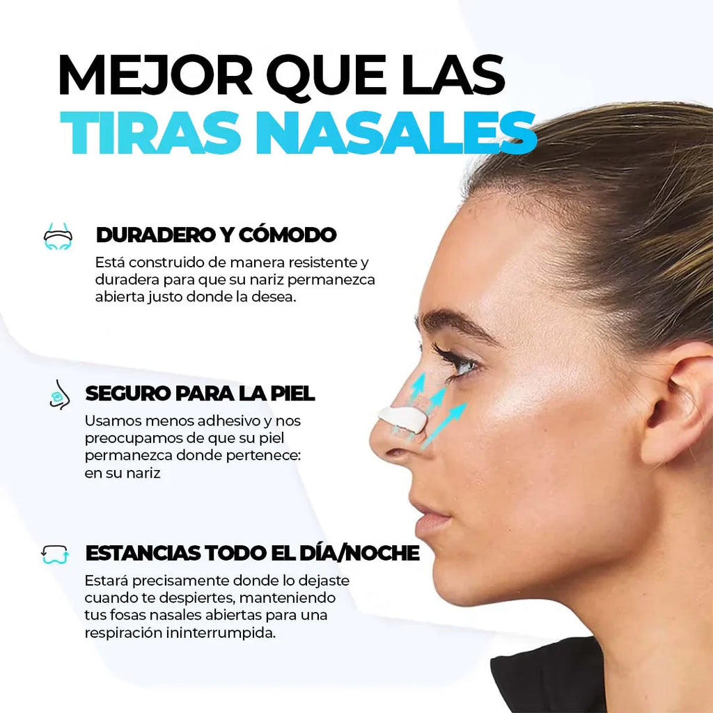 OFERTA 2X1  🔥 Tiras Magnéticas para Respirar Mejor y Eliminar Ronquidos ✨