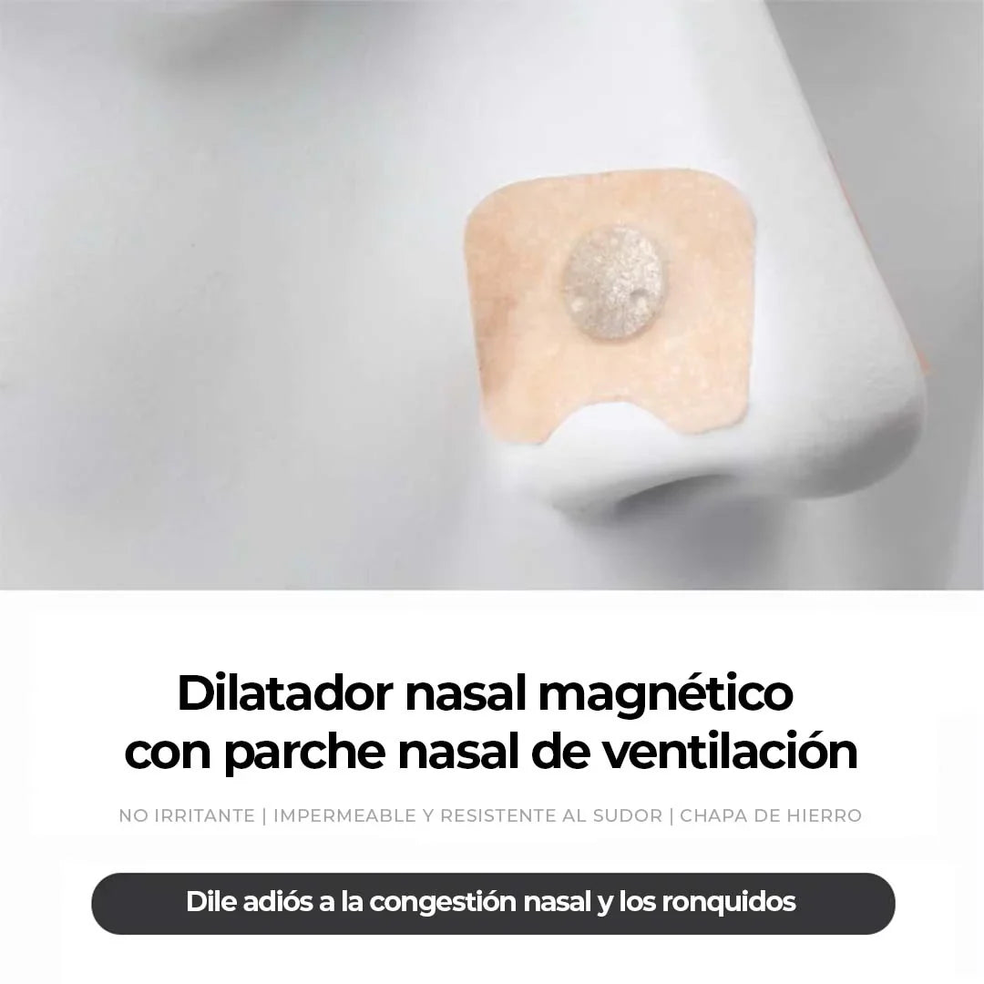 OFERTA 2X1  🔥 Tiras Magnéticas para Respirar Mejor y Eliminar Ronquidos ✨