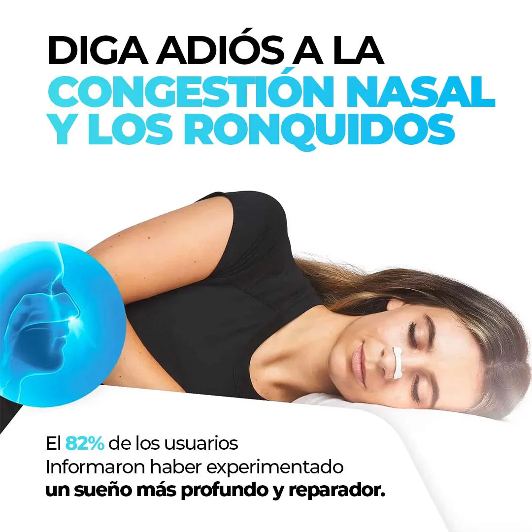 OFERTA 2X1  🔥 Tiras Magnéticas para Respirar Mejor y Eliminar Ronquidos ✨