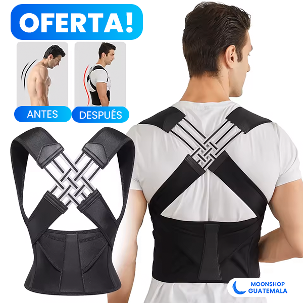 Corrector de Postura Ajustable con Soporte, Alivio del dolor ✨