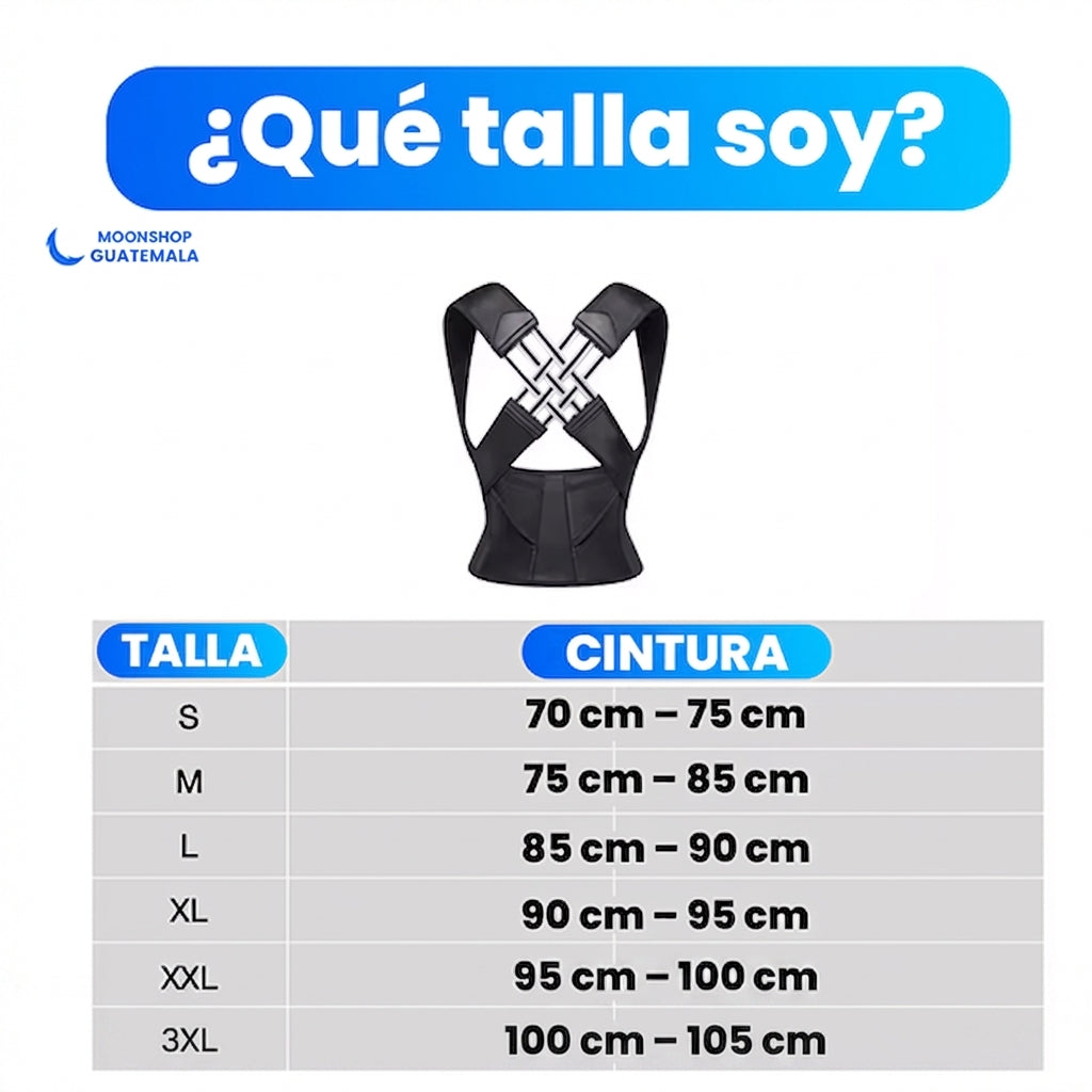 Corrector de Postura Ajustable con Soporte, Alivio del dolor ✨