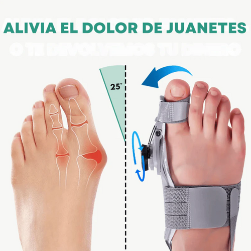 Corrector de Juanetes con Alivio del Dolor - Cómodo y Ajustable ✨