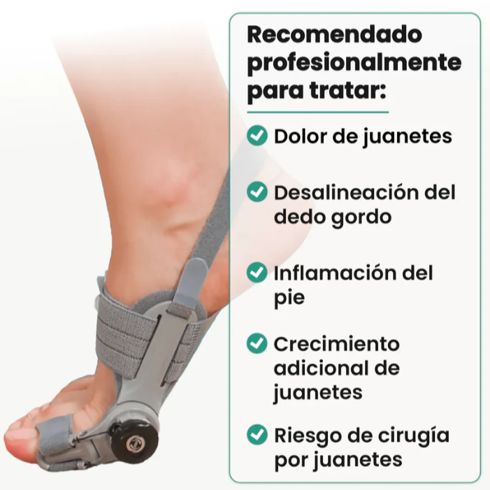 Corrector de Juanetes con Alivio del Dolor - Cómodo y Ajustable ✨