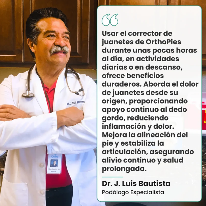 Corrector de Juanetes con Alivio del Dolor - Cómodo y Ajustable ✨