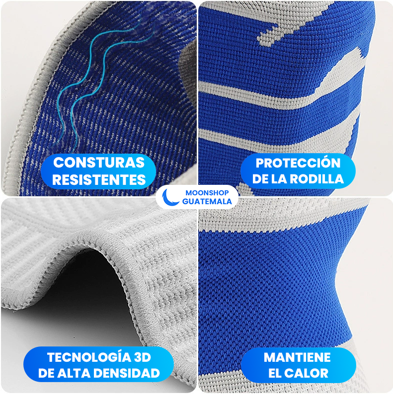 Rodillera Ortopédica con Gel y Varillas Laterales | Soporte para Dolor, Lesiones y Deporte