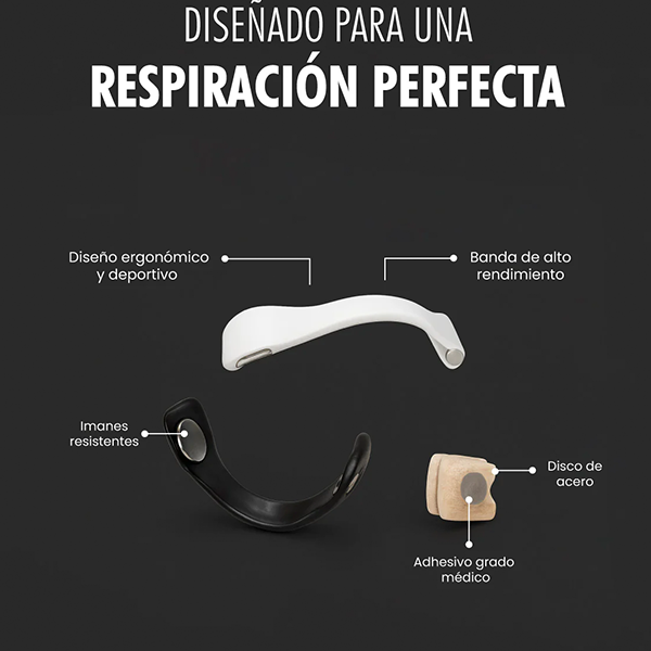 OFERTA 2X1  🔥 Tiras Magnéticas para Respirar Mejor y Eliminar Ronquidos ✨