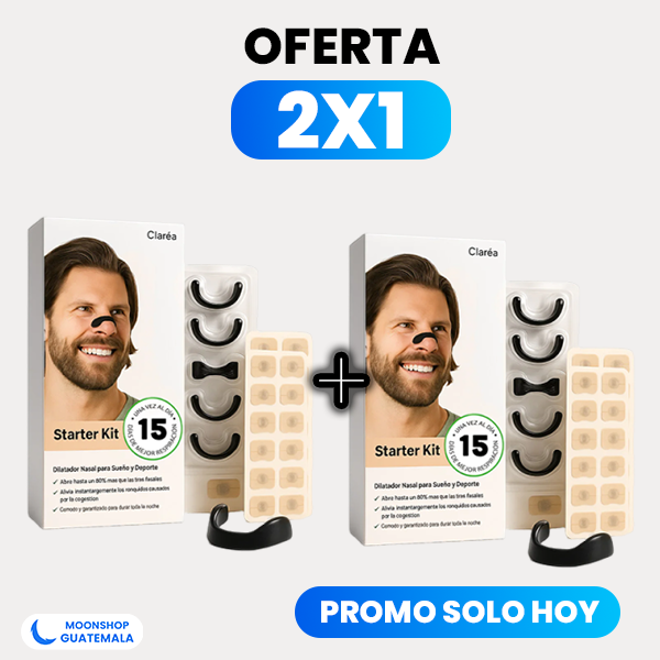 OFERTA 2X1  🔥 Tiras Magnéticas para Respirar Mejor y Eliminar Ronquidos ✨