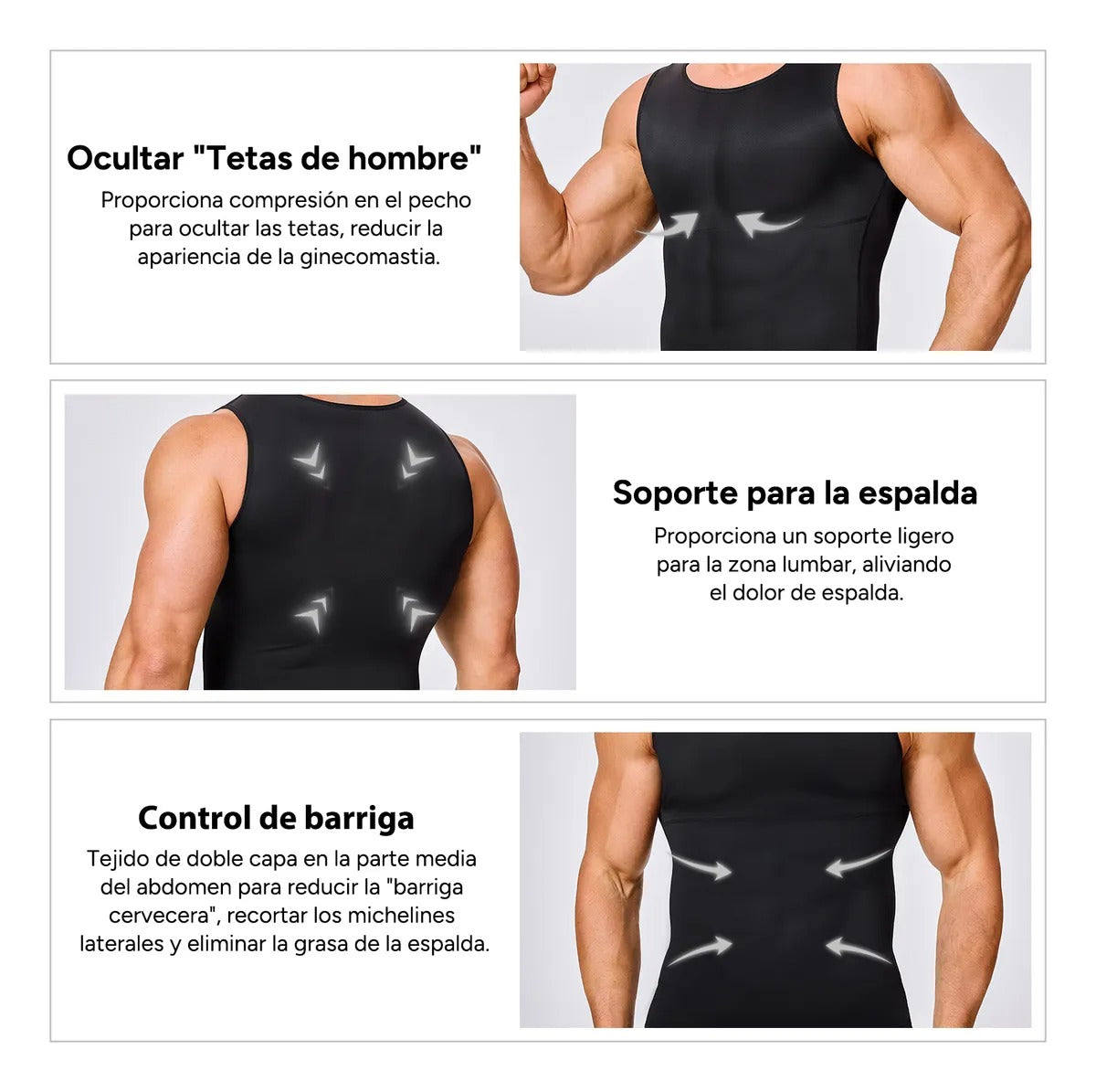 Camiseta de Compresión para Postura Masculina ✨