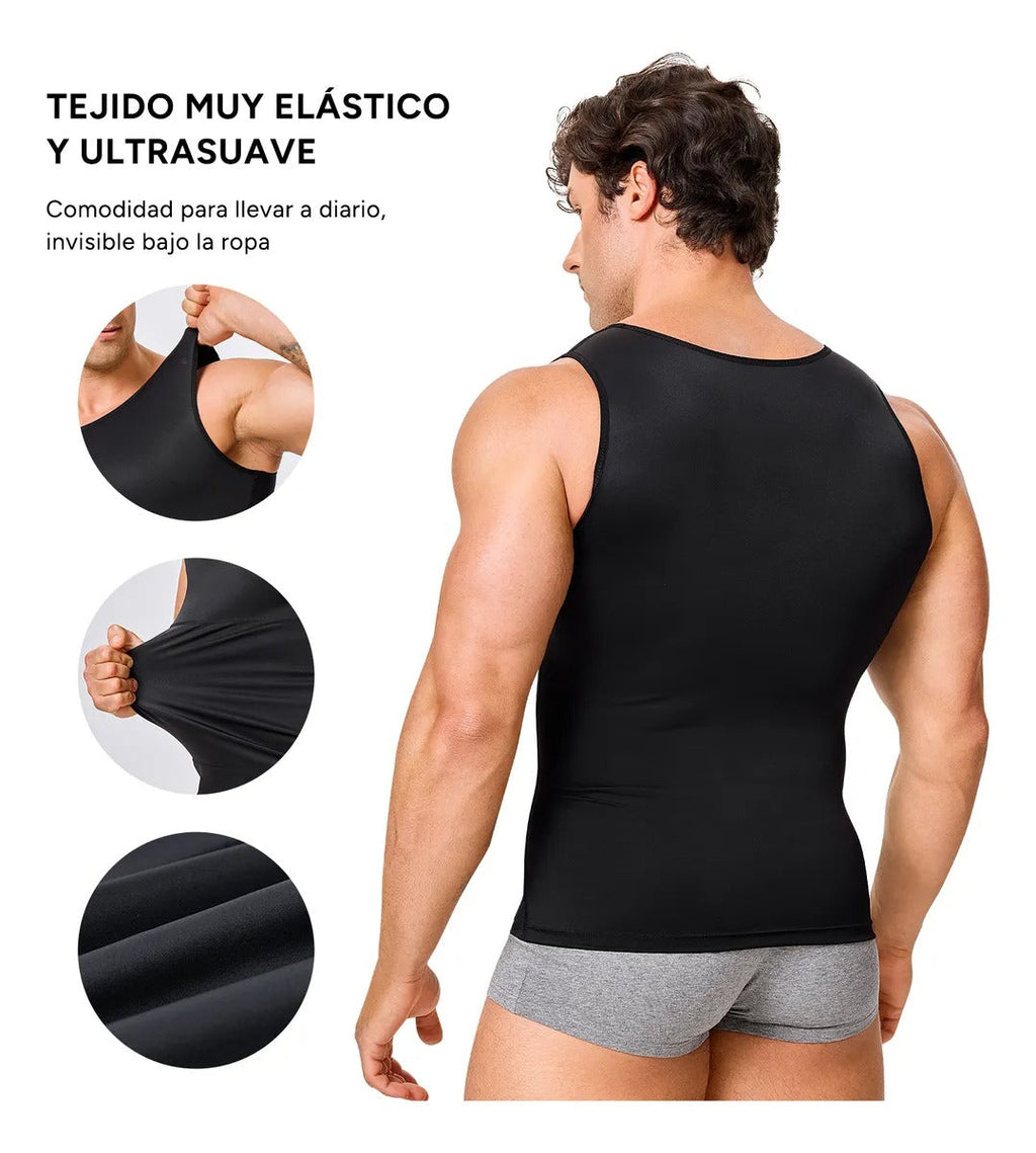 Camiseta de Compresión para Postura Masculina ✨