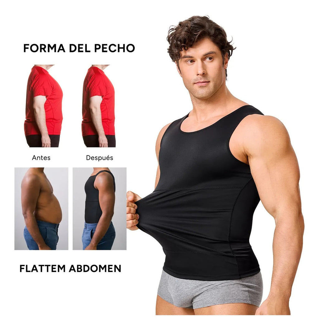 Camiseta de Compresión para Postura Masculina ✨