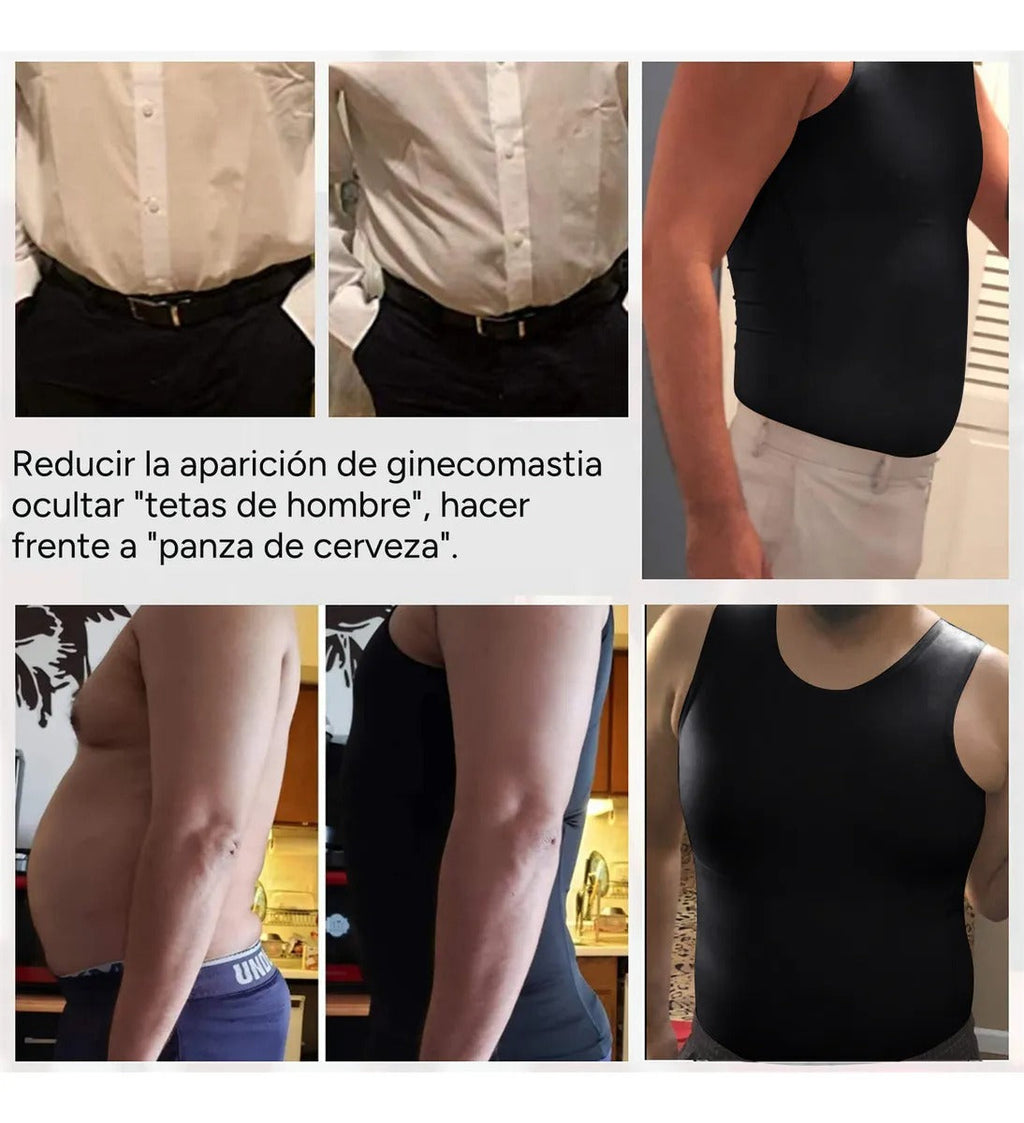 Camiseta de Compresión para Postura Masculina ✨